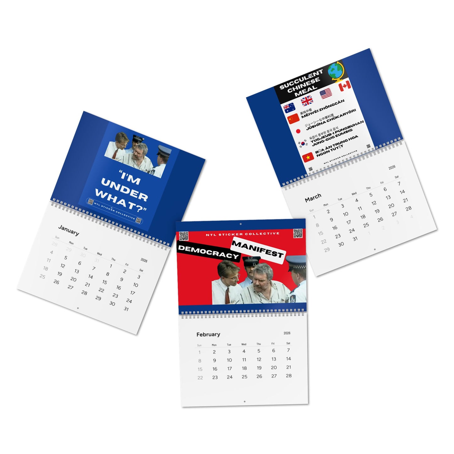 NEW | 2026 Democracy Manifest Wall Calendar