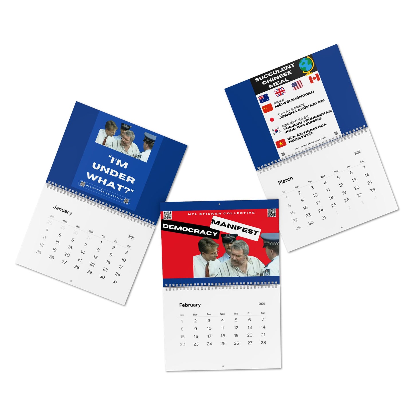 NEW | 2026 Democracy Manifest Wall Calendar