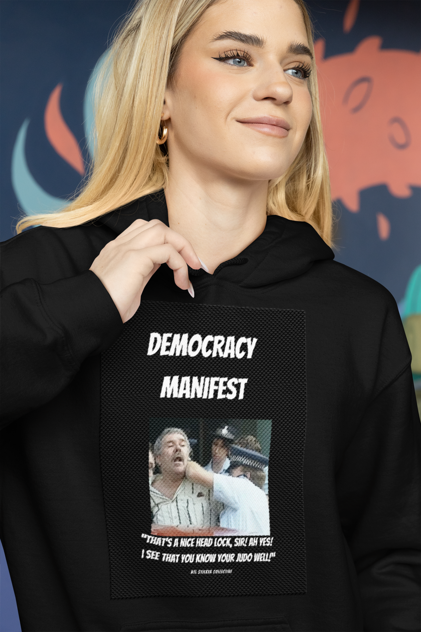 Full Judo Quote | Democracy Manifest | Gildan Unisex Hoodie
