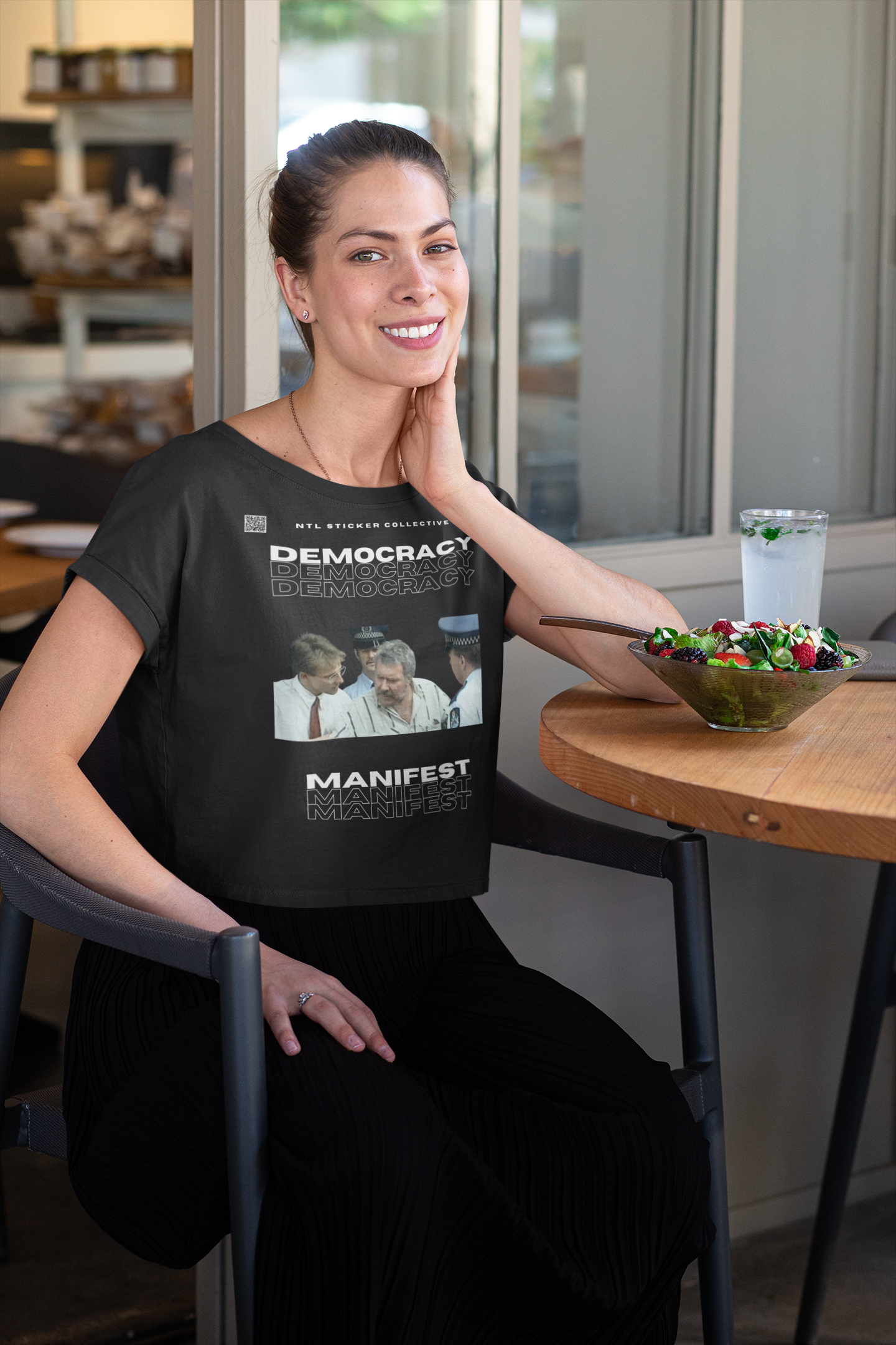 NEW | Triple Democracy Manifest | Black | Gildan Unisex Short Sleeve Shirt