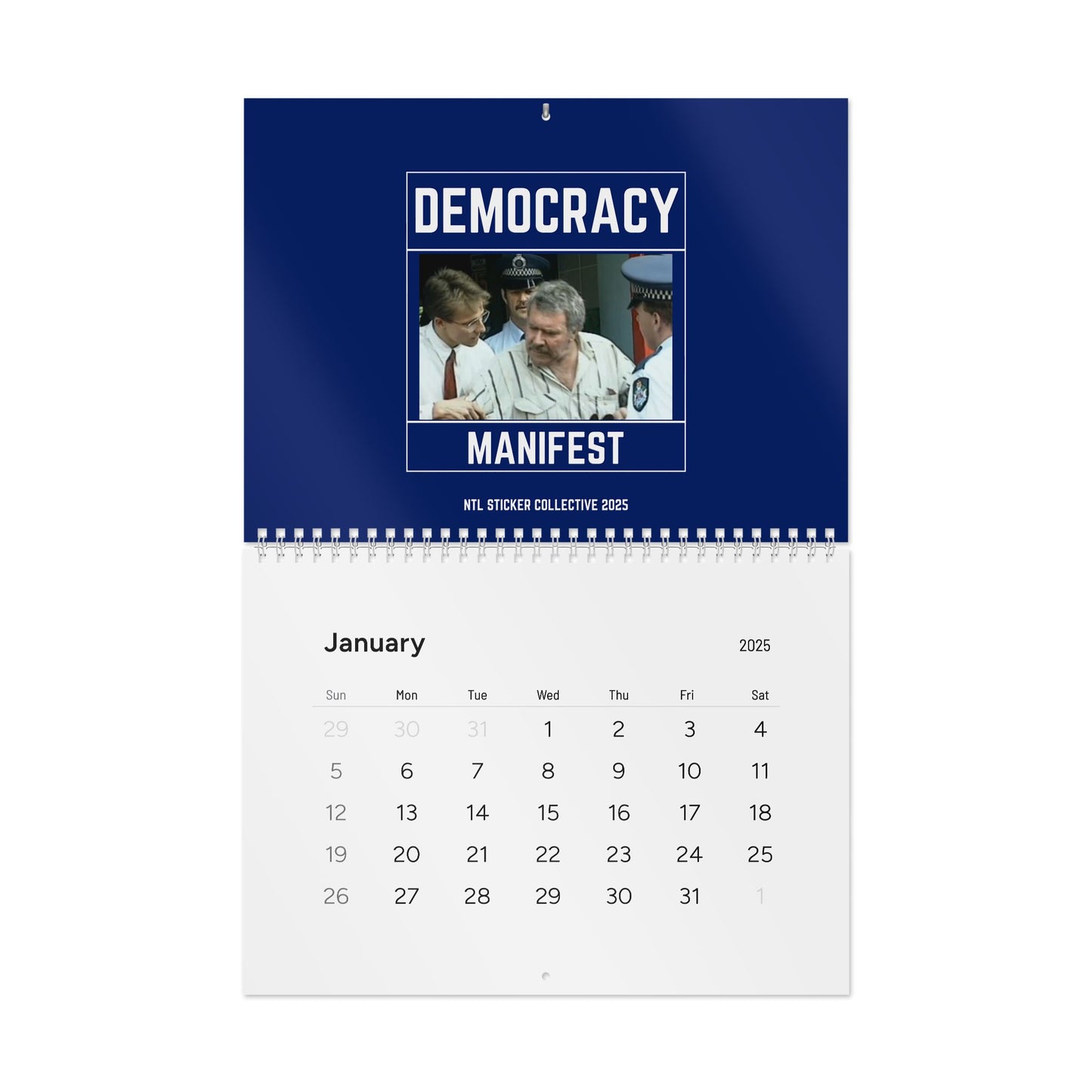 2025 Wall Calendar Version Bravo