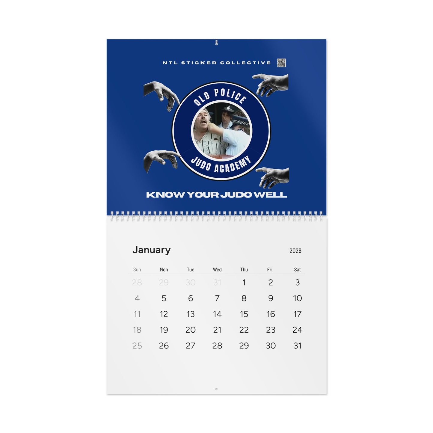 Queensland Judo Academy 2026 Wall Calendar