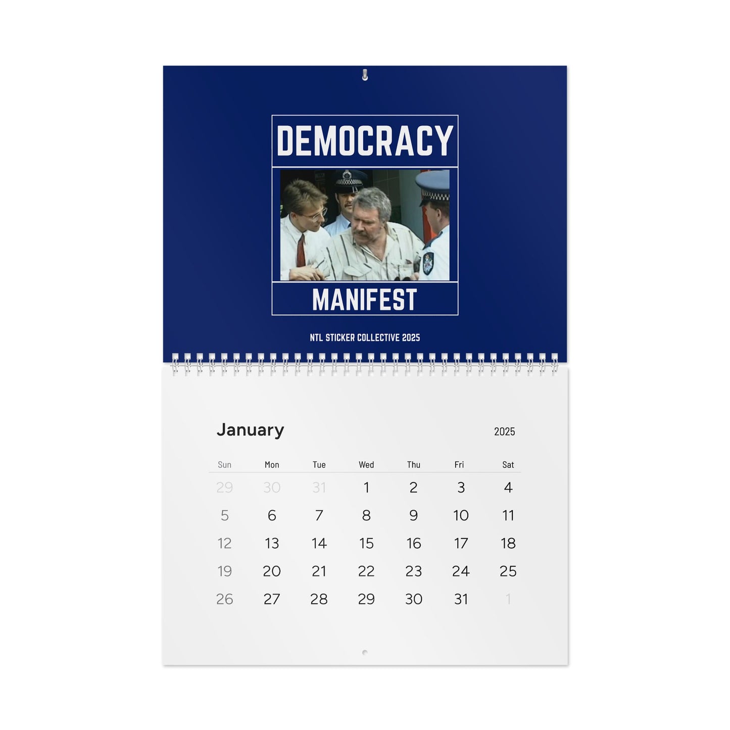 2025 Wall Calendar Version Bravo