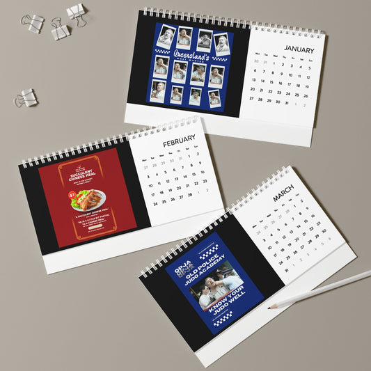 2025 Desk Calendar | Version Bravo