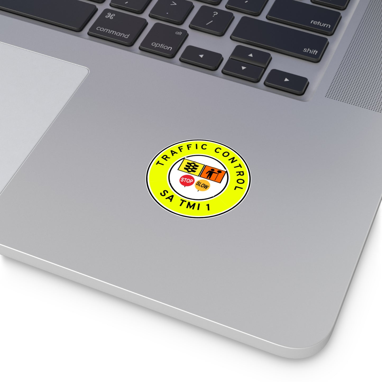 SA Traffic Control | TMI 1 | Hard Hat Sticker | All Symbolics | Yellow