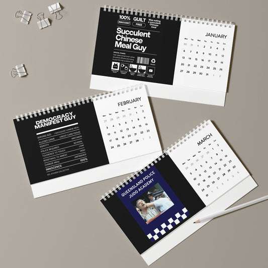 2025 Desk Calendar | Version Alpha