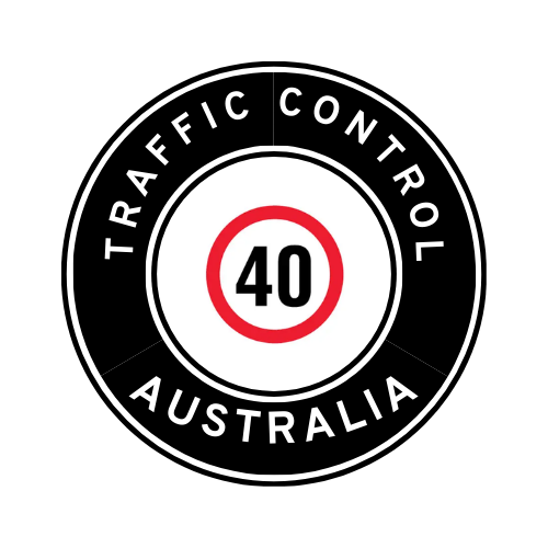 Australia | Traffic Control | All States | Hard Hat Sticker | 40kph Sign | Black | Now Printed In Australia!