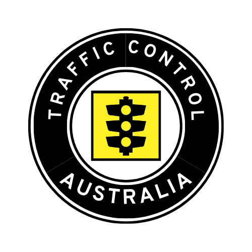 Australia | Traffic Control | All States | Hard Hat Sticker | Traffic Light | Black