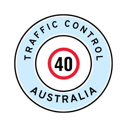 Australia | Traffic Control | All States | Hard Hat Sticker | 40kph Sign | NSW Blue