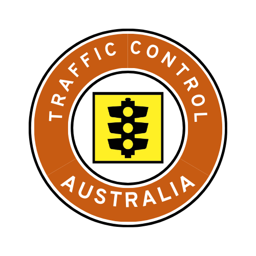 Australia | Traffic Control | All States | Hard Hat Sticker | Traffic Light | NT Orange