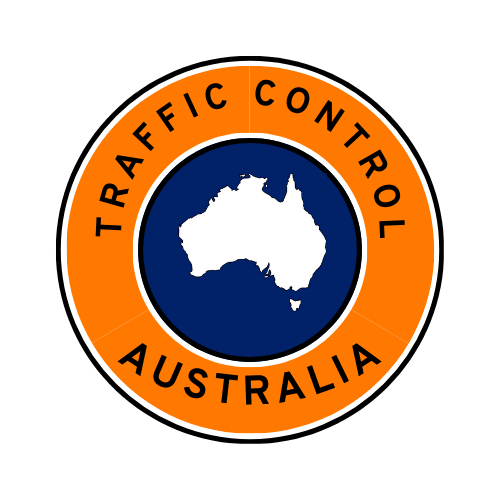 Australia | Traffic Control | All States | Hard Hat Sticker | Australia Map | Orange