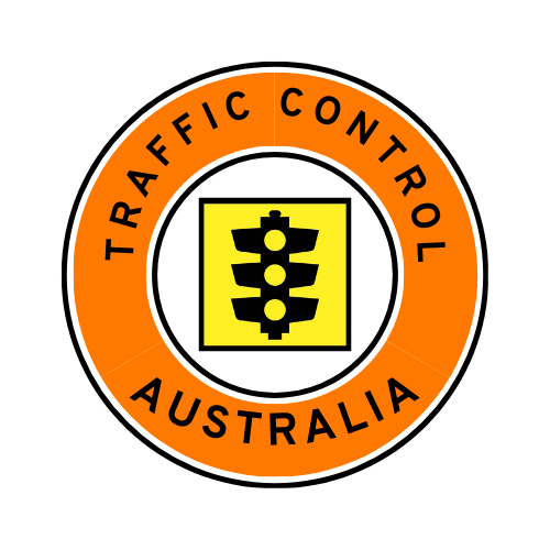 Australia | Traffic Control | All States | Hard Hat Sticker | Traffic Light | Orange