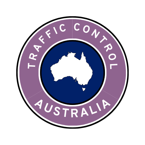Australia | Traffic Control | All States | Hard Hat Sticker | Australia Map | Purple
