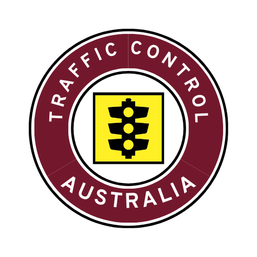 Australia | Traffic Control | All States | Hard Hat Sticker | Traffic Light | QLD Maroon