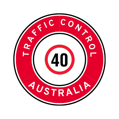 Australia | Traffic Control | All States | Hard Hat Sticker | 40kph Sign | SA Red