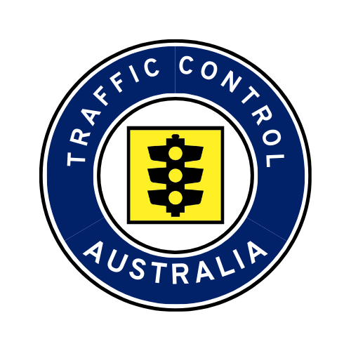 Australia | Traffic Control | All States | Hard Hat Sticker | Traffic Light | ACT Blue