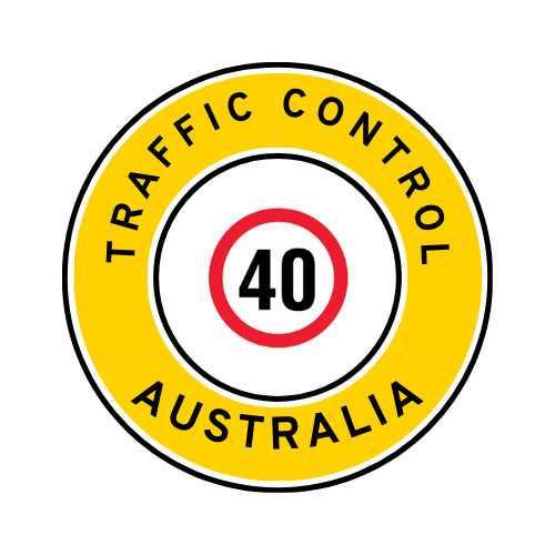 Australia | Traffic Control | All States | Hard Hat Sticker | 40kph Sign | WA Yellow
