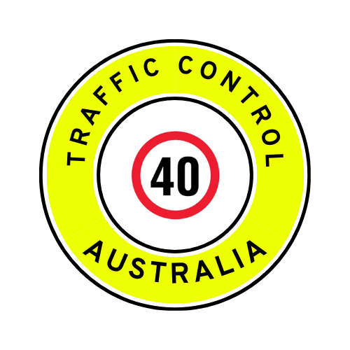 Australia | Traffic Control | All States | Hard Hat Sticker | 40kph Sign | Yellow