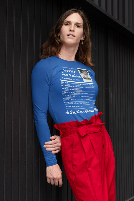 NEW | Democracy Manifest Confidential File | Blue | Gildan Unisex Long Sleeve Shirt