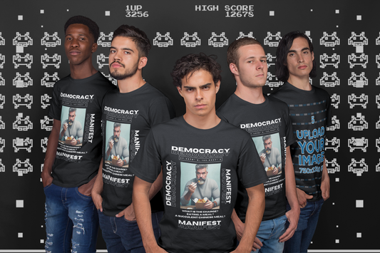 Male Model Meal Deal | Black | Gildan Unisex Heavy Cotton Tee