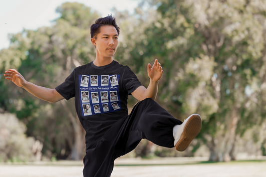 Queensland Police Judo Academy Photoboard | Black/Blue | Gildan Unisex Heavy Cotton Tee