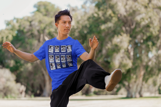 Qld Police Judo Academy Chequerboard | Navy | Unisex Gildan Heavy Cotton Tee