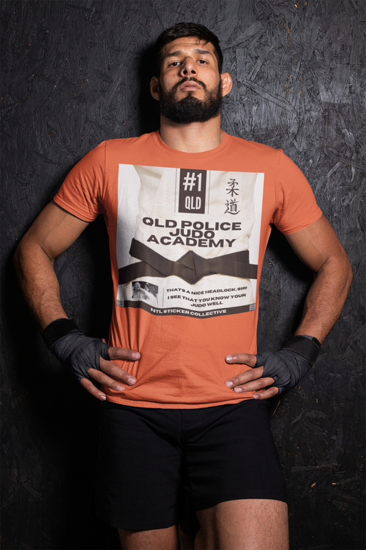 NEW | Queensland Police Judo Academy Judo Belts | Orange | Gildan Unisex Short Sleeve Shirt