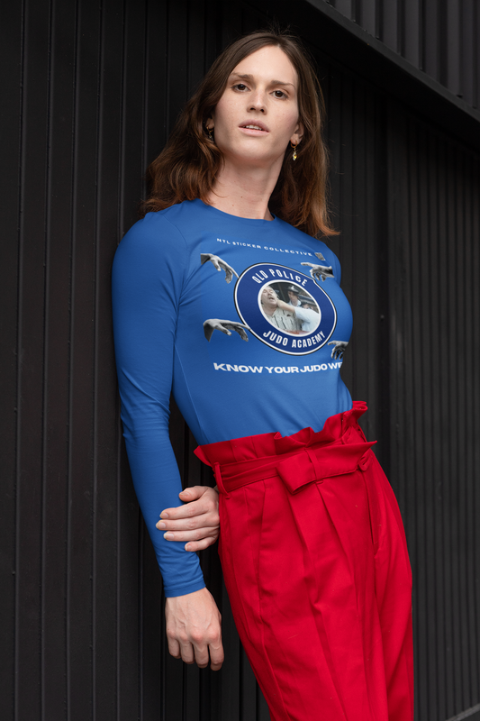 NEW | Queensland Police Judo Academy 4 Hands | Blue | Gildan Unisex Long Sleeve Shirt