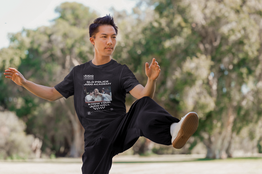 NEW | Queensland Police Judo Academy | J-U-D-O | Know Your Judo Well | Black | Gildan Unisex Short Sleeve Shirt