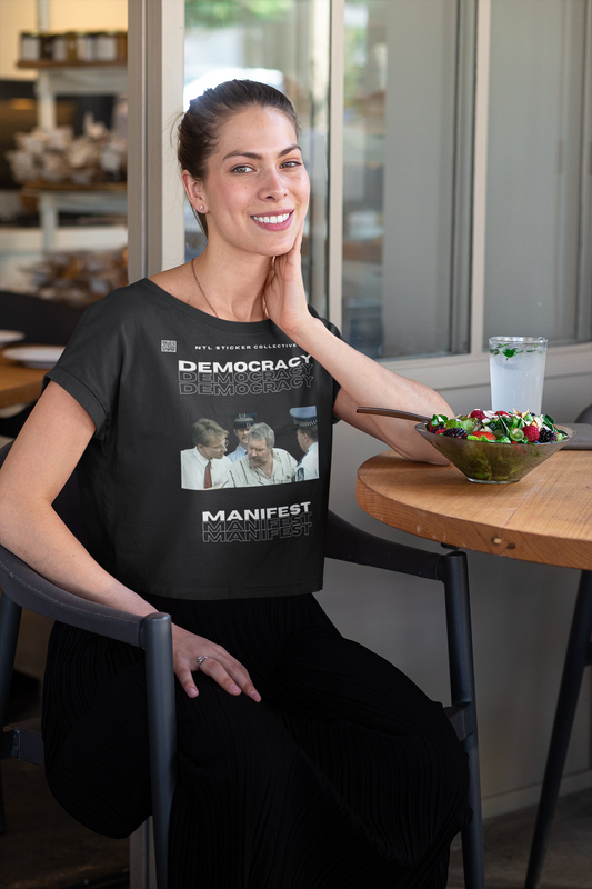 NEW | Triple Democracy Manifest | Black | Gildan Unisex Short Sleeve Shirt