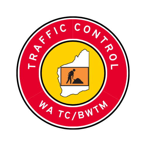 WA Traffic Control | TC, BWTM | Hard Hat Sticker | Road Worker | SA Red