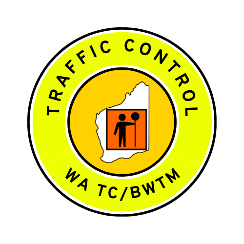 WA Traffic Control | TC, BWTM | Hard Hat Sticker | Road Worker | Yellow