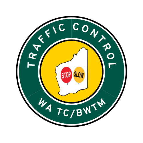 WA Traffic Control | TC, BWTM | Hard Hat Sticker | Stop/Slow | TAS Green